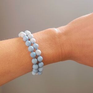 Natural Blue Opal bracelet